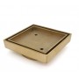 Matte Gold Smart Tile Insert Floor Waste Shower Grate Drain (90mm outlet)